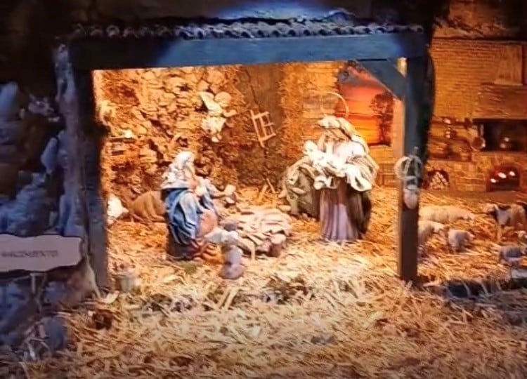 Nacimiento en el Belén de San Pedro