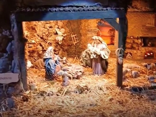 Nacimiento en el Belén de San Pedro