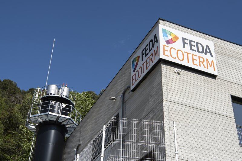 L&#039;edifici de FEDA Ecoterm a Andorra la Vella