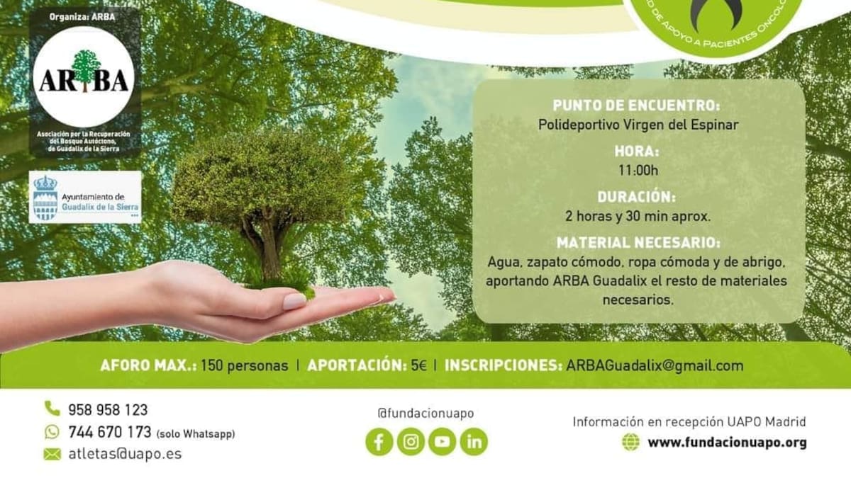 Hablamos con Ángeles Moya, portavoz de ARBA Guadalix, por la plantación solidaria en Guadalix de la Sierra