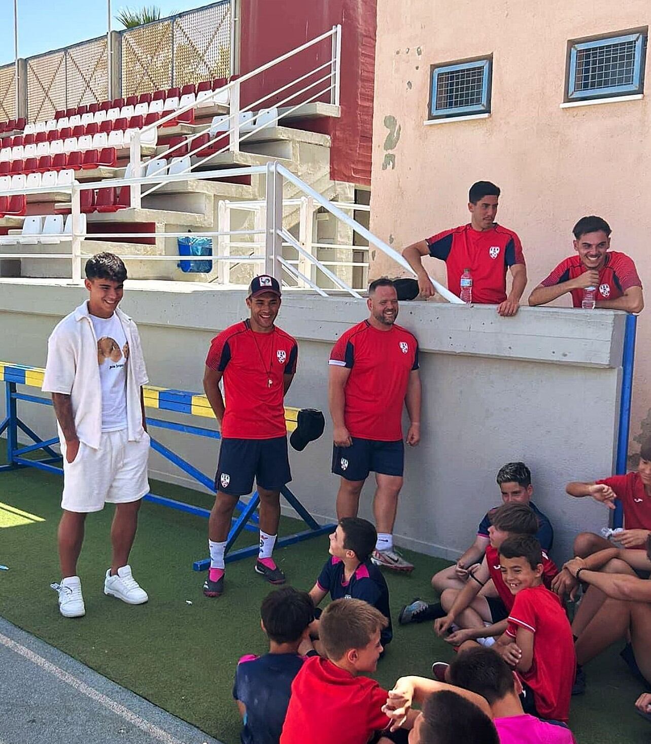 Marcos Peña en el Estadio de la Juventud.