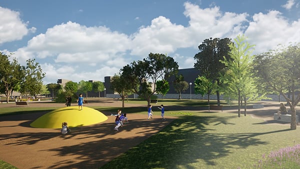 Así quedará el parque Joaquín Roig
