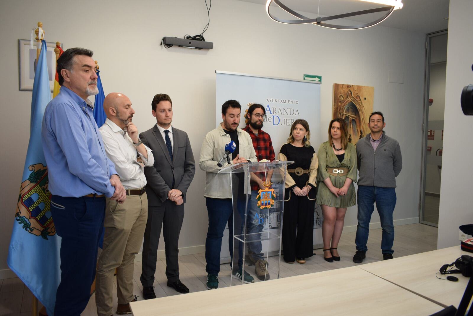 Al finalizar el pleno el equipo de gobierno comparecía para hacer una valoración