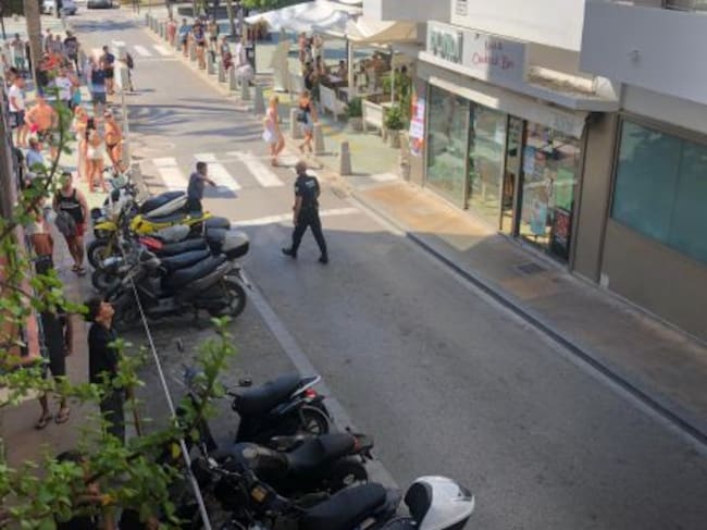 La Policía Local ha acordonado la zona por precaución