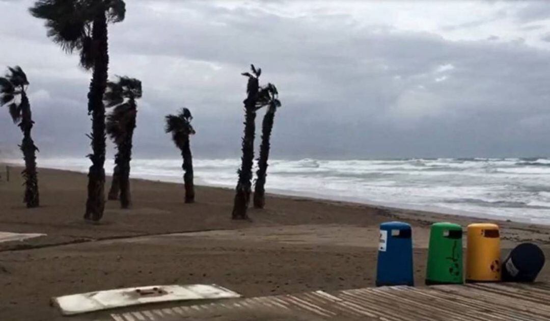 Imagen de archivo de un temporal de viento