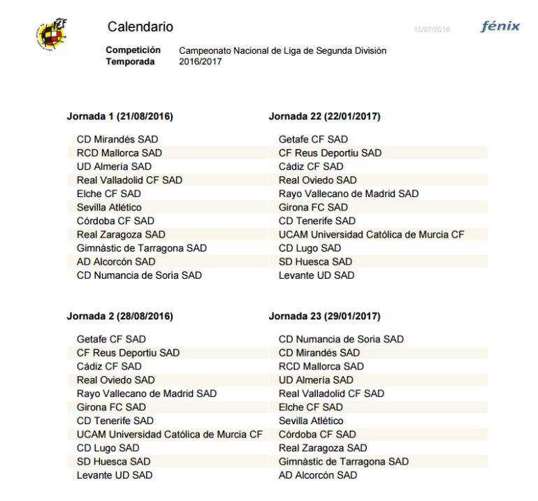 El Numancia empezará la Liga 2 ante dos &#039;gallitos&#039;: Levante y Getafe.