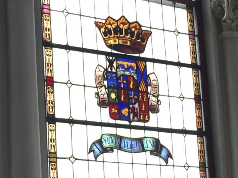 Vidriera de la Diputación Provincial de Palencia