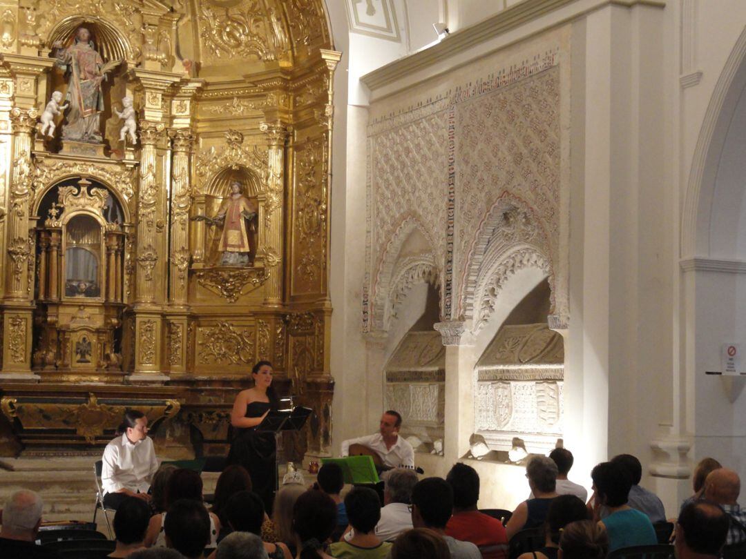 Concierto del ciclo Voces del Mudéjar en la iglesia de San Esteban en una edición anterior