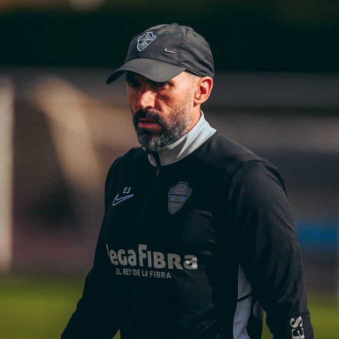 Eder Sarabia durante un entrenamiento esta temporada