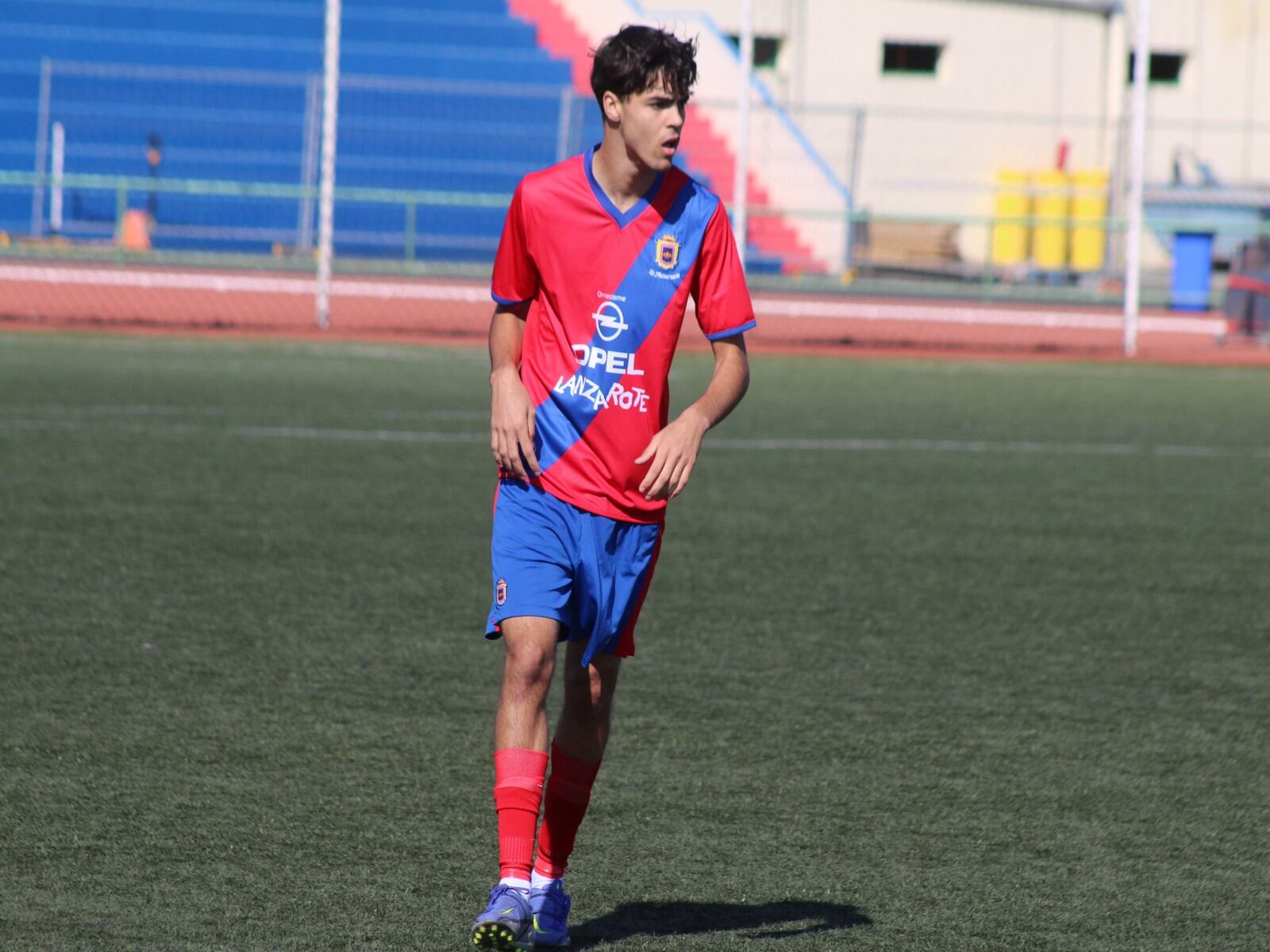 El jugador rojillo en la Ciudad Deportiva.