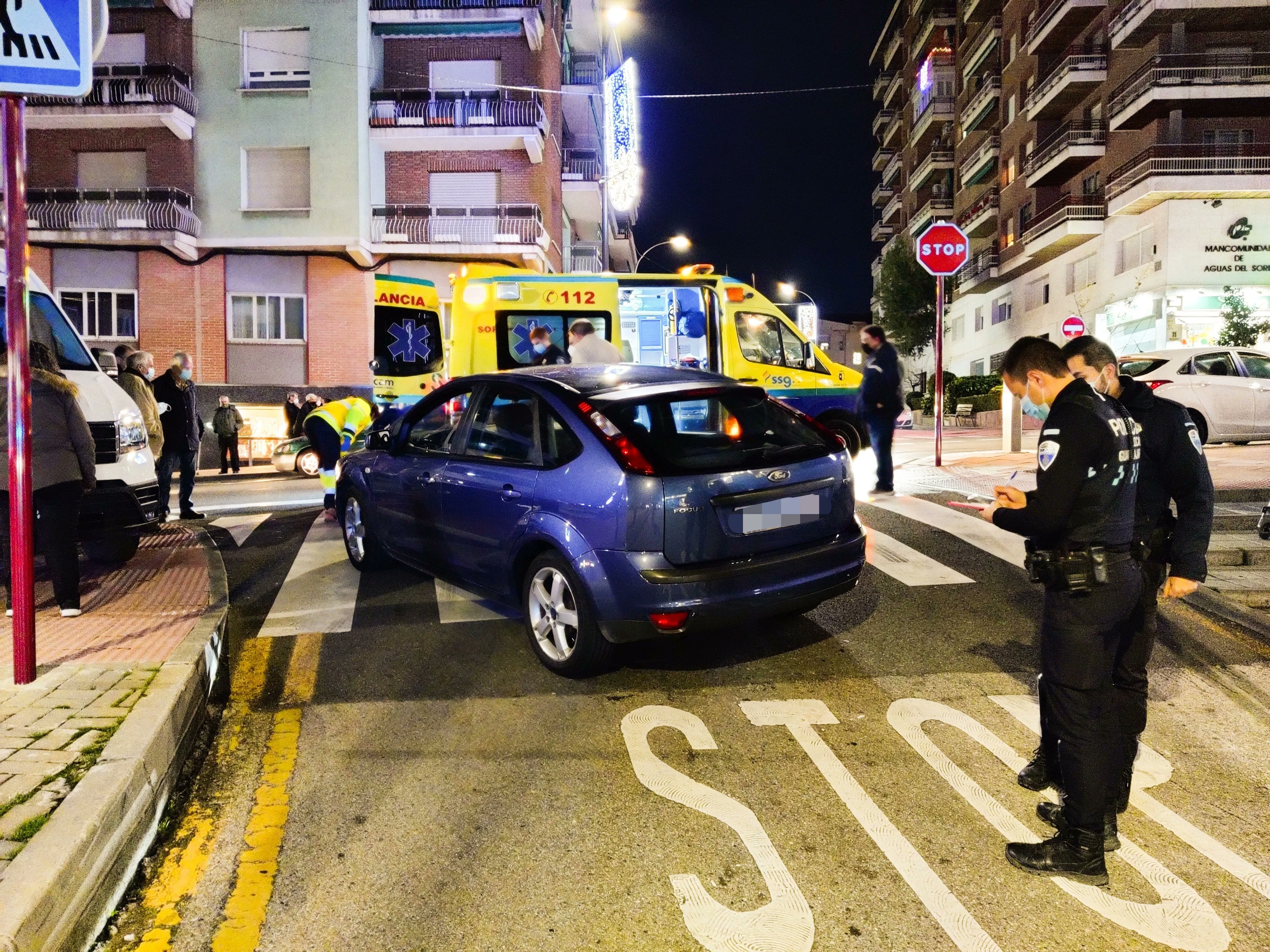 Accidente en la calle Sigüenza/Foto archivo Policía Local GU