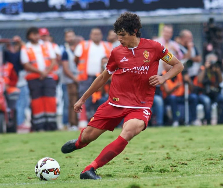 Vallejo, en el último partido de la temporada pasada en Las Palmas