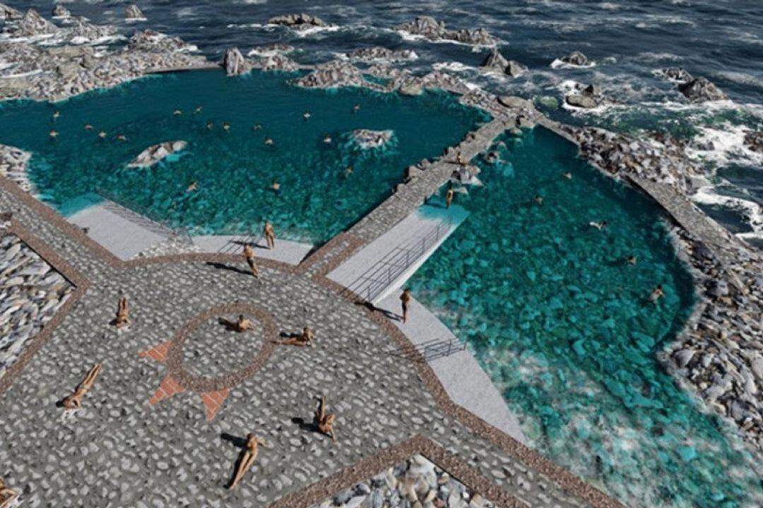 Proyecto de piscinas naturales para la localidad sureña de El Golfo. 