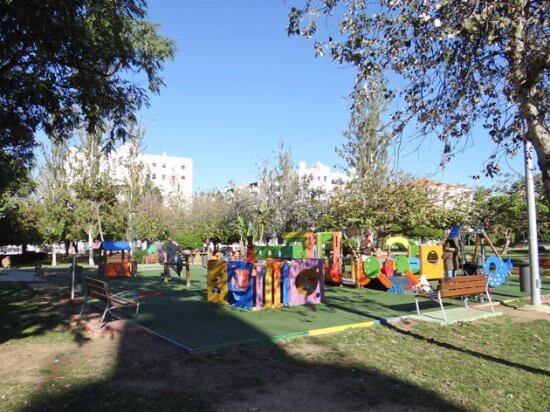 Uno de los parques de la capital malagueña