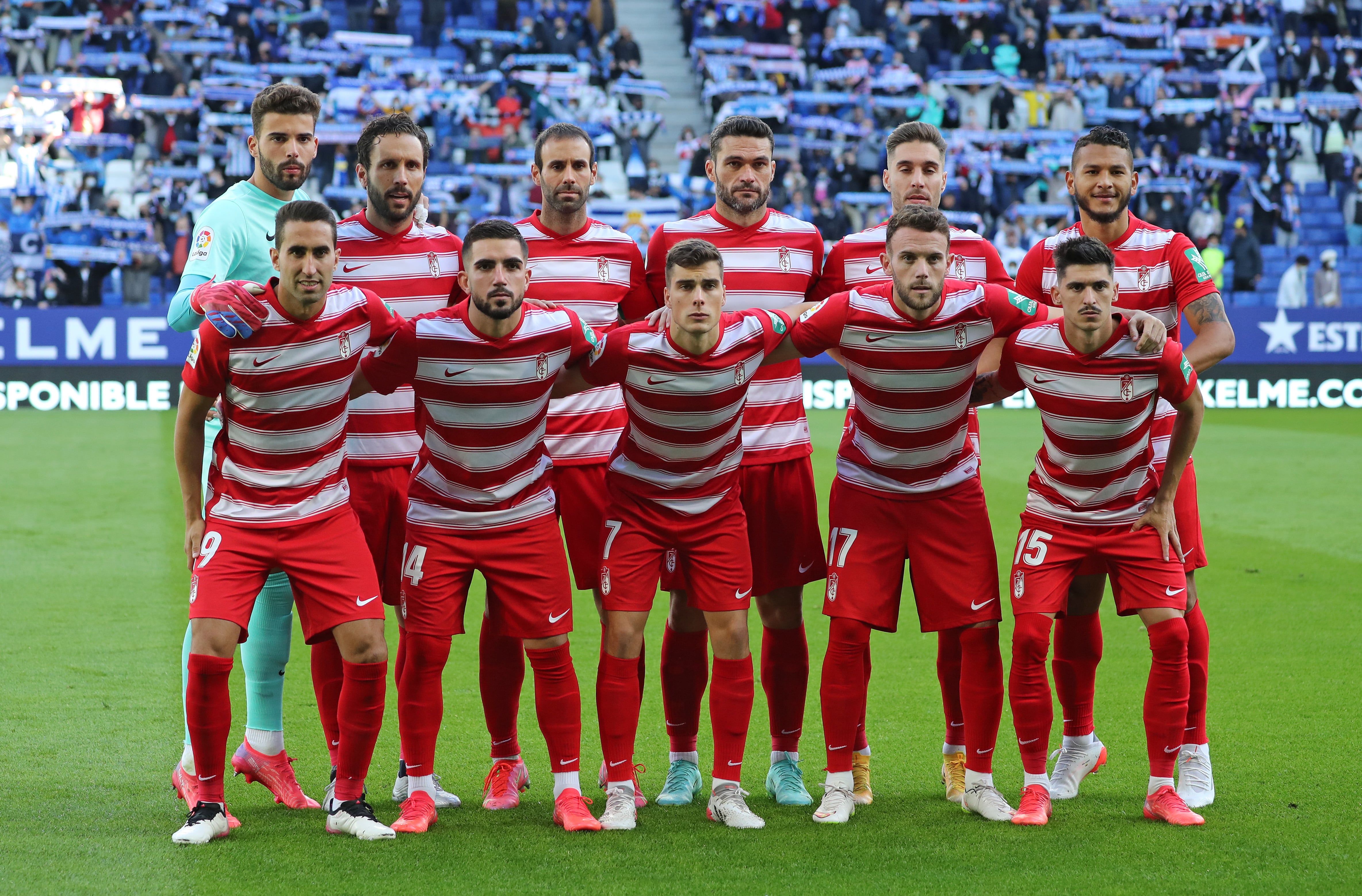 La plantilla del Granada CF