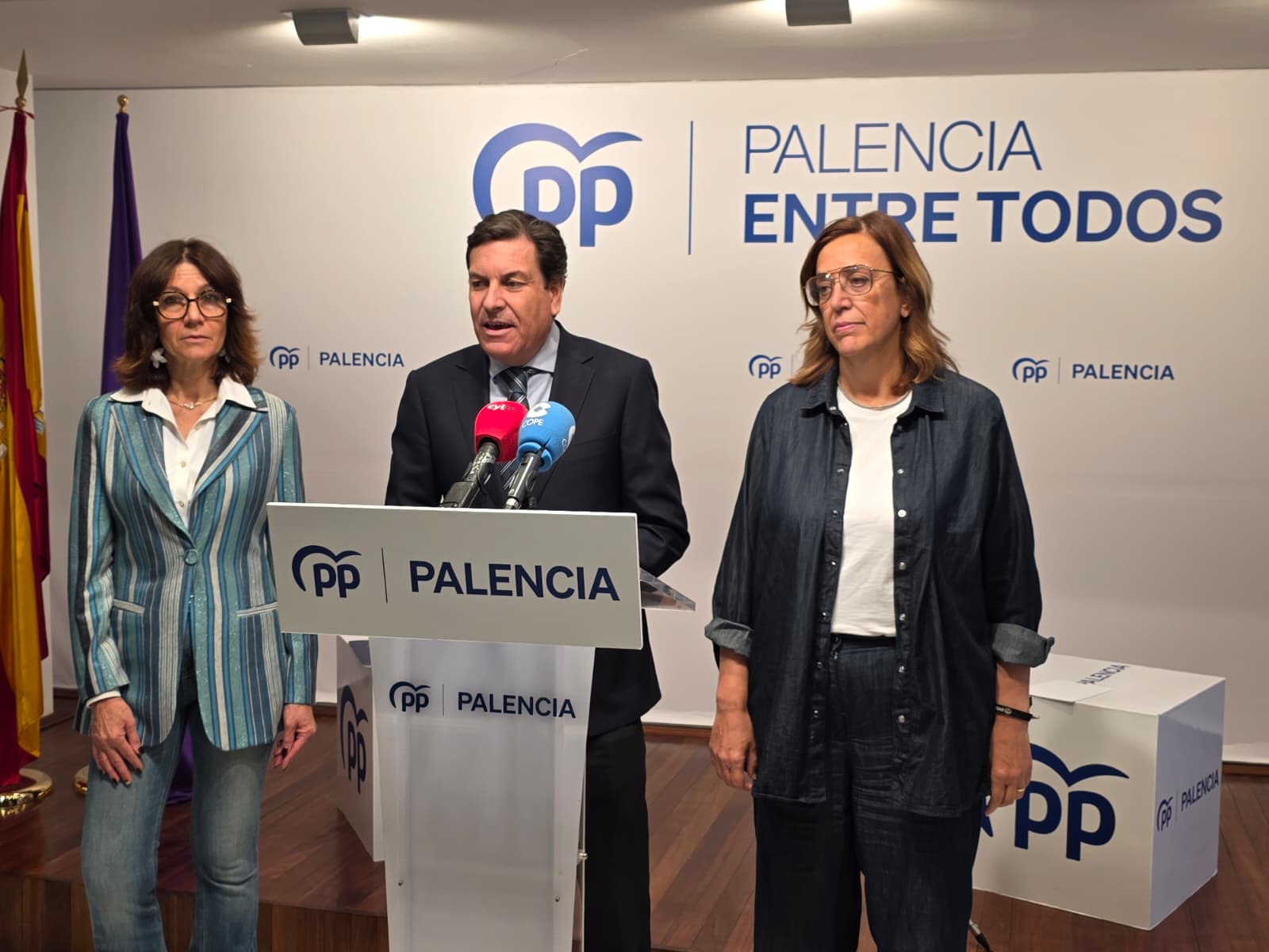Representantes del PP de Palencia