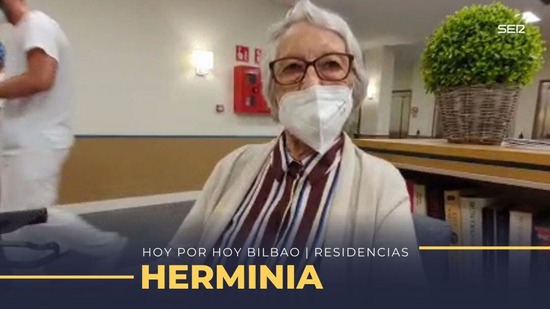 En Hoy por Hoy Bilbao hemos visitado el centro Olimpia, en la calle Egaña de Bilbao y ahí hemos charlado con Herminia Souto, de 94 años y que reside en el centro