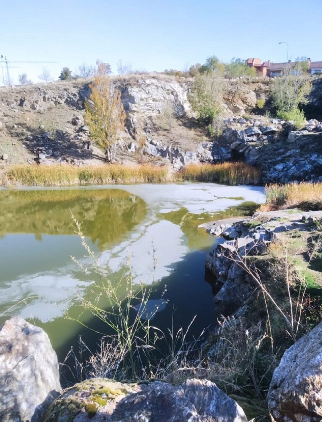 Vertido en el Lago Alonso