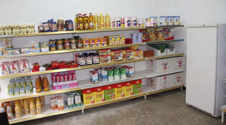El centre de distribució d'aliments de Girona.