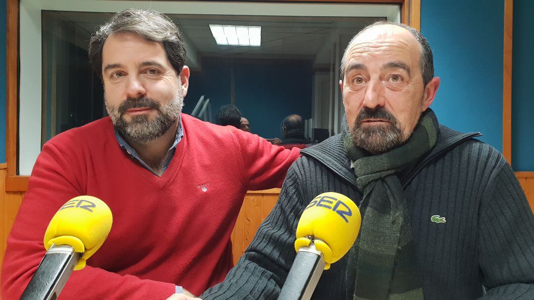 Román San Emeterio y Rafael Pérez Tezanos, contertulios de La Ventana de Cantabria  