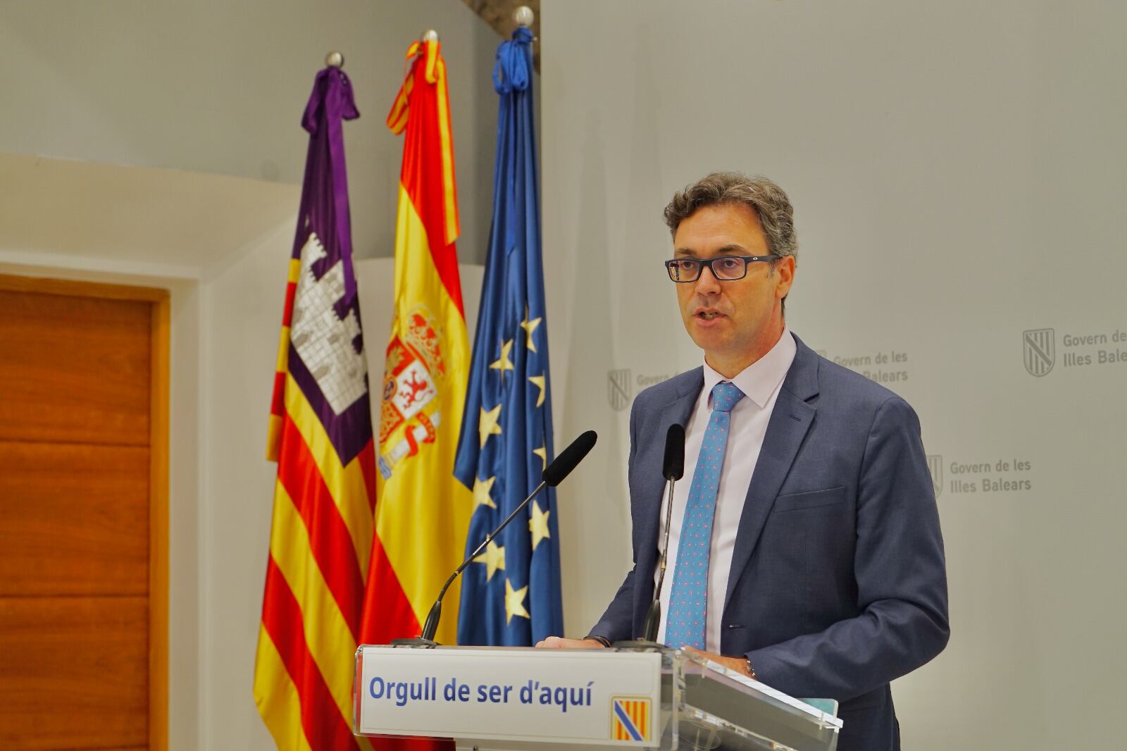 Toni Costa tras el Consell de Govern