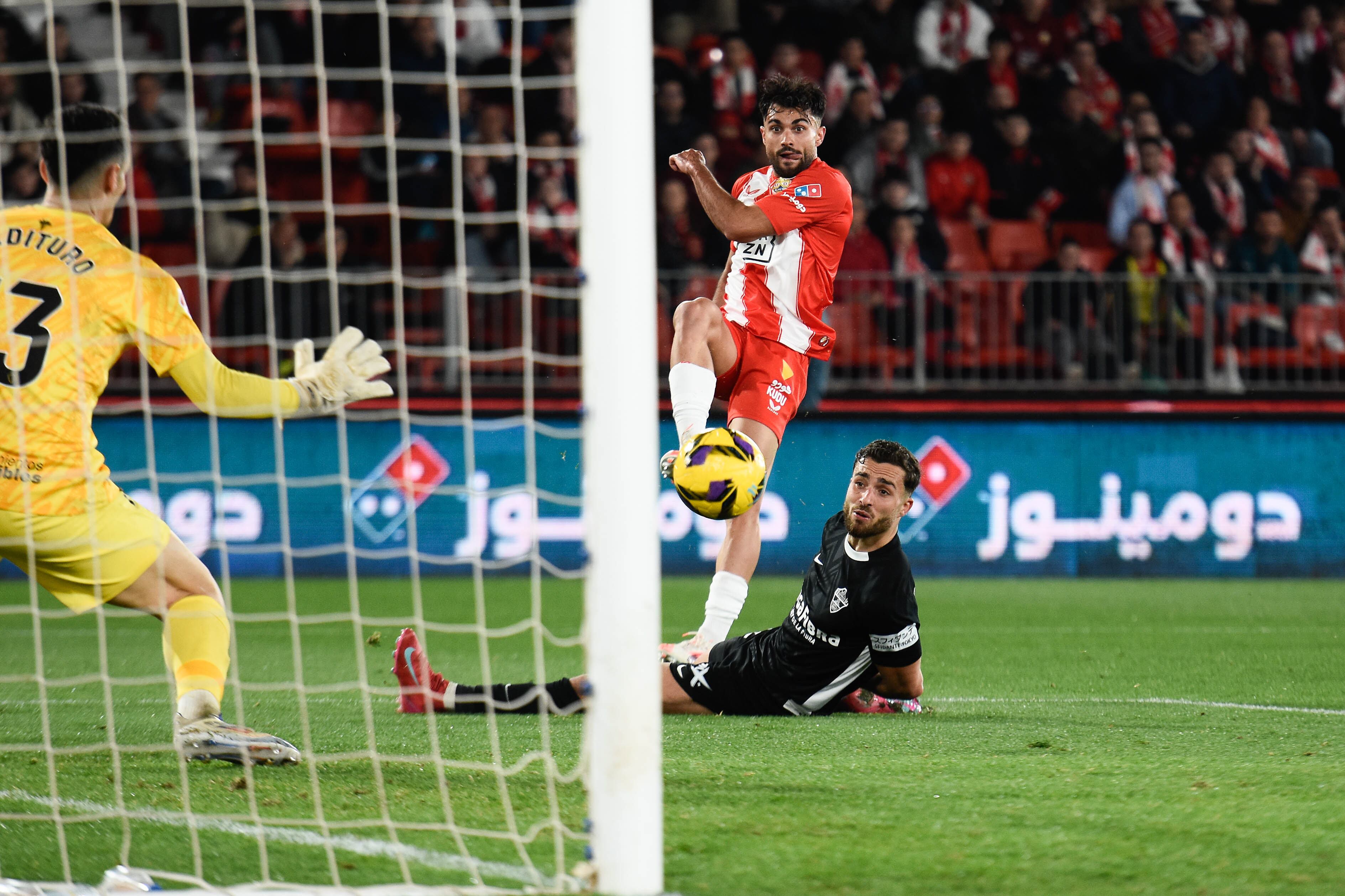 Arnau Puigmal tuvo un final de Liga fantástico en el Almería.