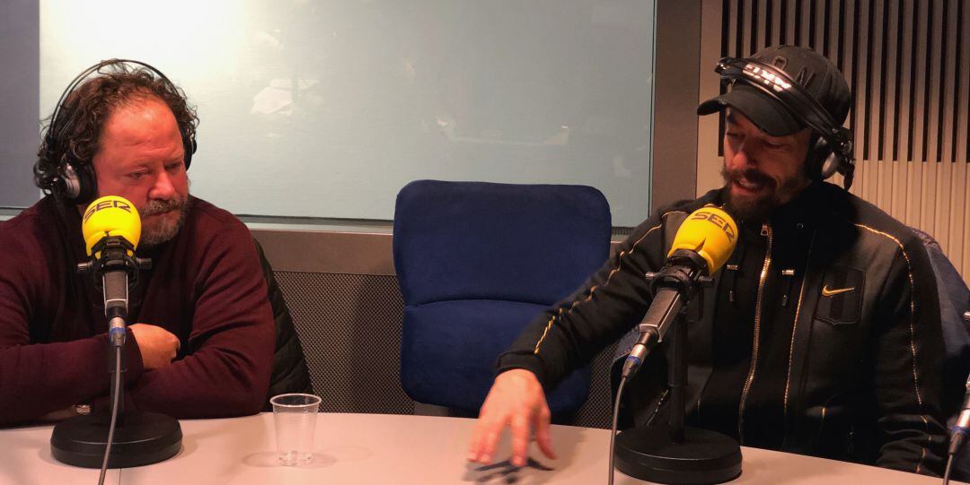 Ismael Fritschi y Adrián Lastra durante su entrevista en A vivir Madrid 