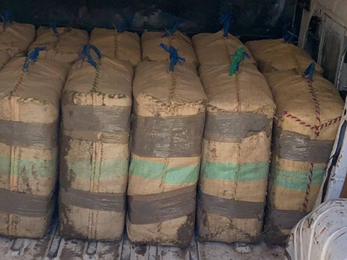 Intervenidas en La Línea 525 kilos de hachís en el interior de una furgoneta