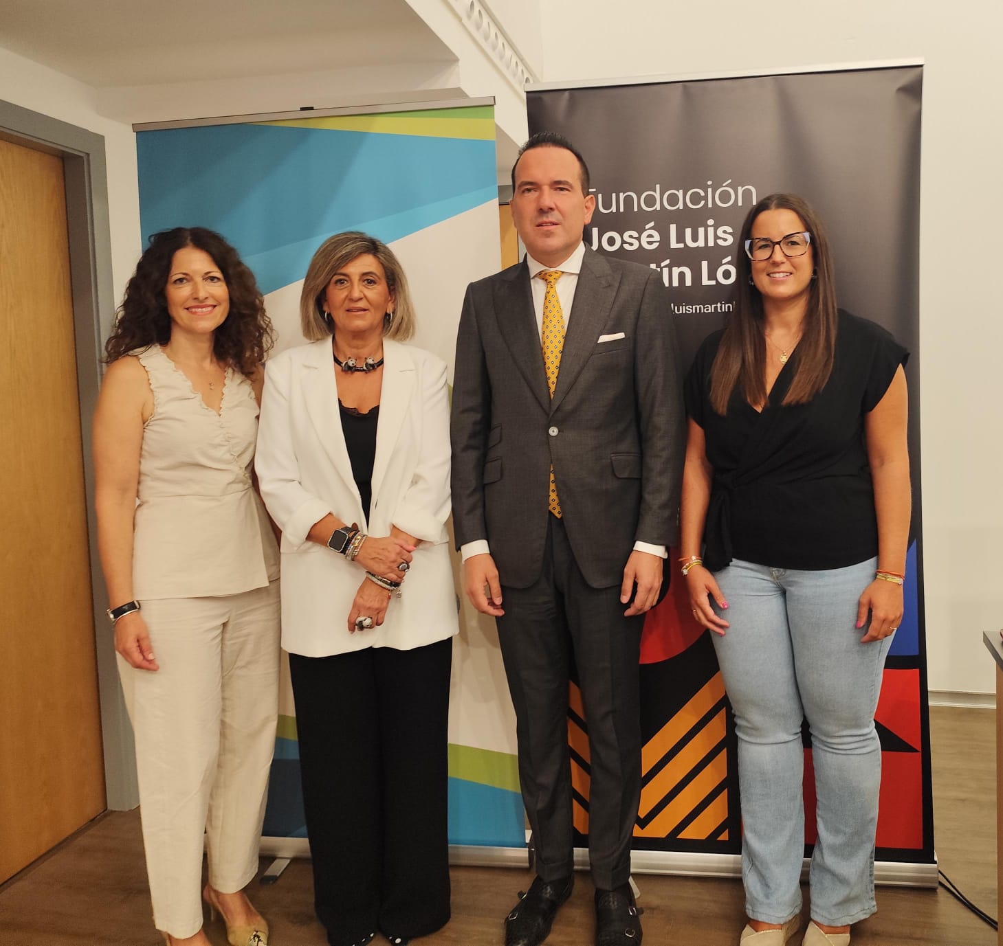 Lucía Aguilar, Rosario Jódar, José Luis Martín López y Ana González.