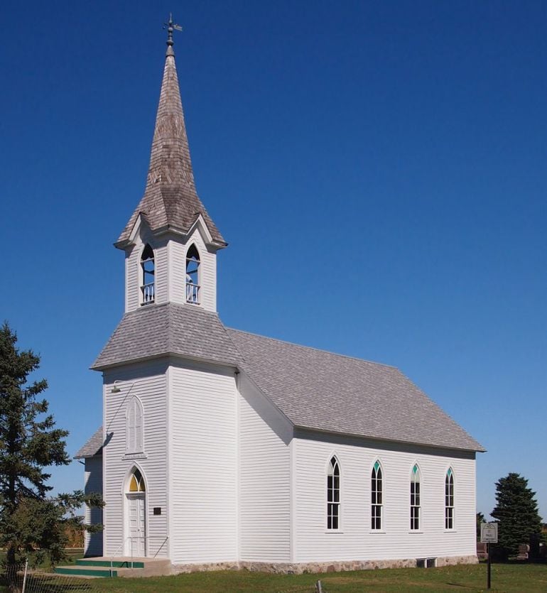 La iglesia de St Pauli en Noruega