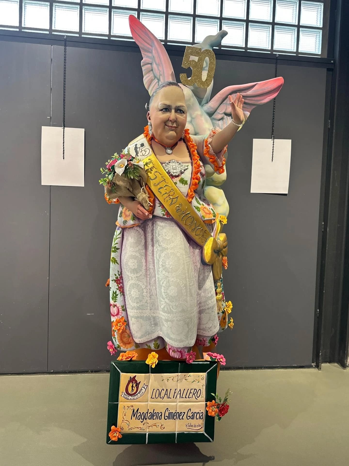 El Monumento también rinde homenaje a Mada, una vecina muy querida en el barrio.