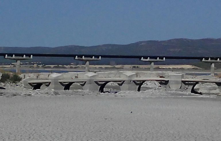 Imagen del pantano del Vicario en Ciudad Real