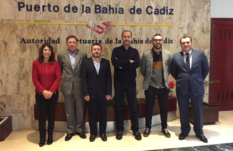 De izquieda a derecha, Socorro López, José Luís Blanco, Pedro Espinosa, José Antonio Hidalgo, Julio Camacho y Bernardino Abad