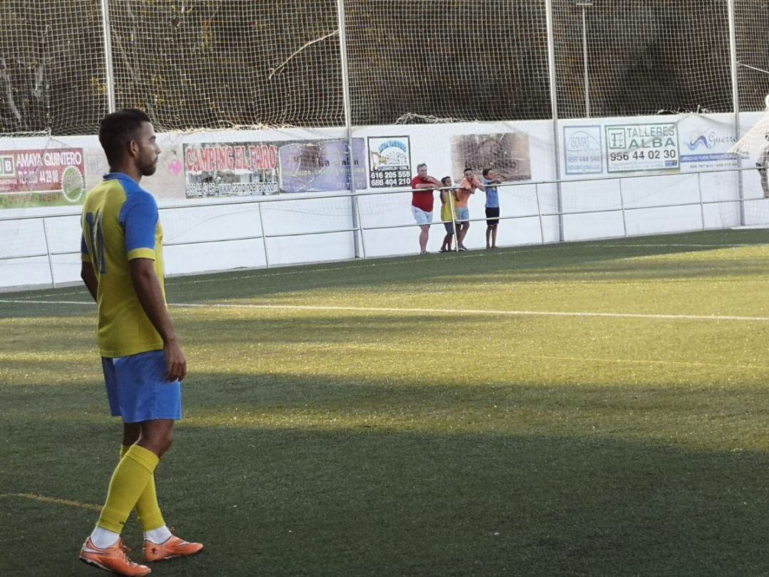 Carlos Cuenca durante un partido esta temporada 