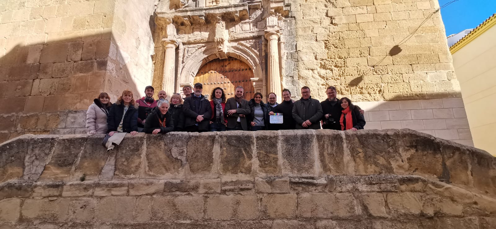 Rodaje de la serie La Cuarta Bestia en Castillo de Locubín.