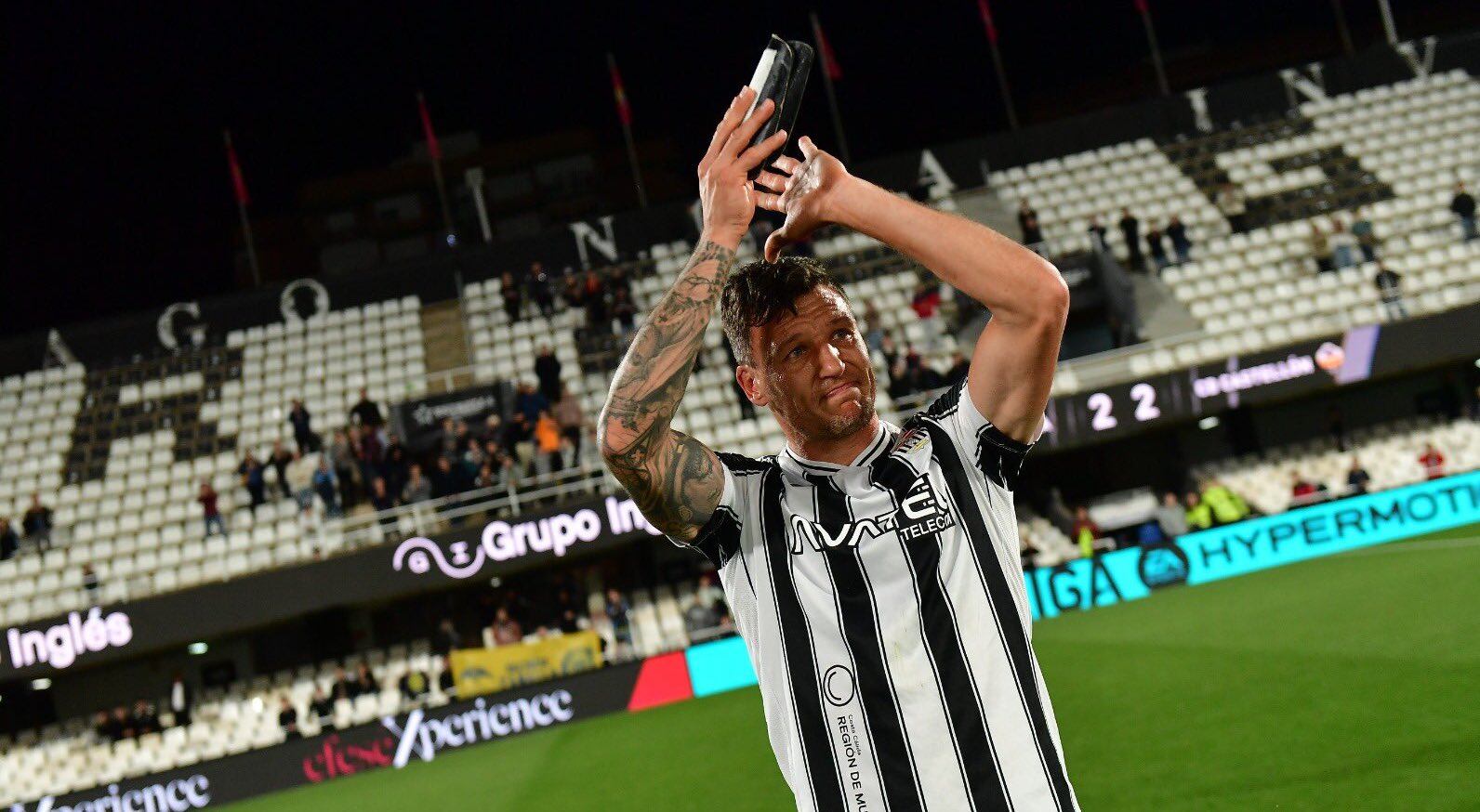 Damián Musto se despide del FC Cartagena.