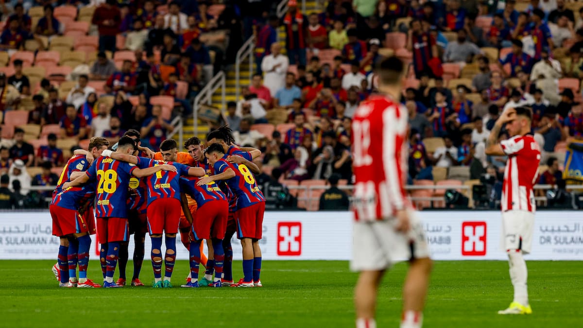 “Un Athletic lamentable y horroroso”: Iñigo Markinez estalla tras el 5-0 ante el FC Barcelona en la Supercopa