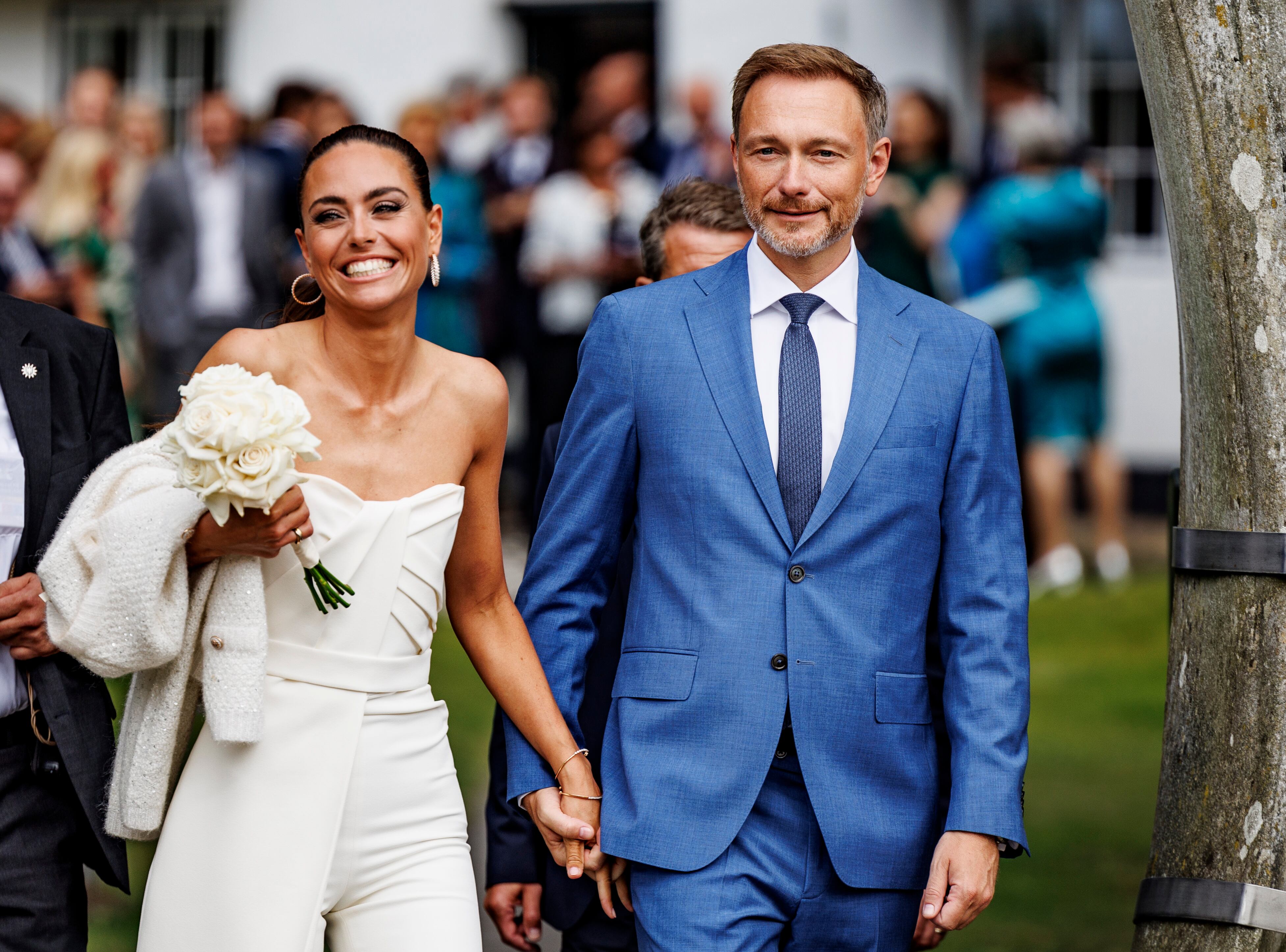 La boda entre Christian Lindner y Franca Lehfeldt.