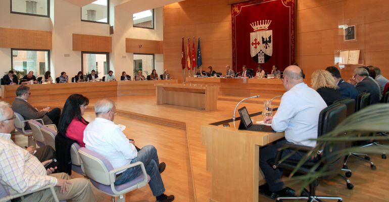 Pleno municipal ordinario del mes de abril en el ayuntamiento de Alcobendas