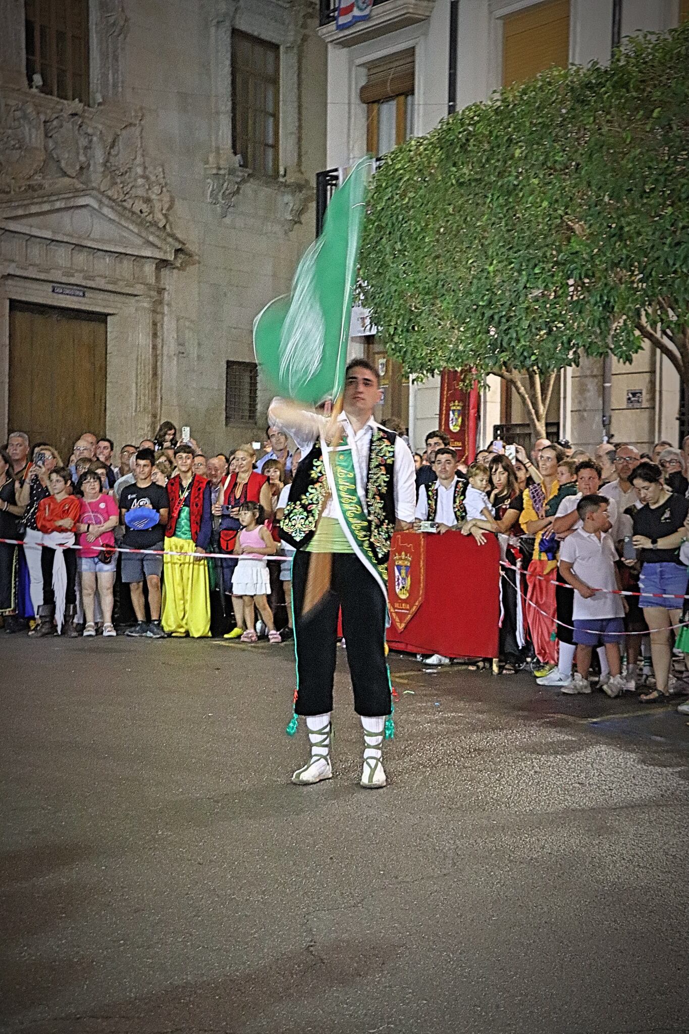 Samuel Micó, rodando la bandera