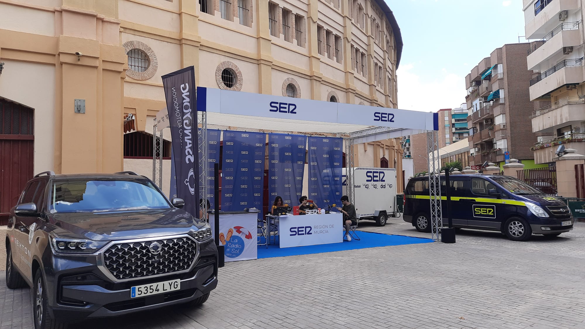 La Radio al Sol desde la Plaza de Toros de Murcia