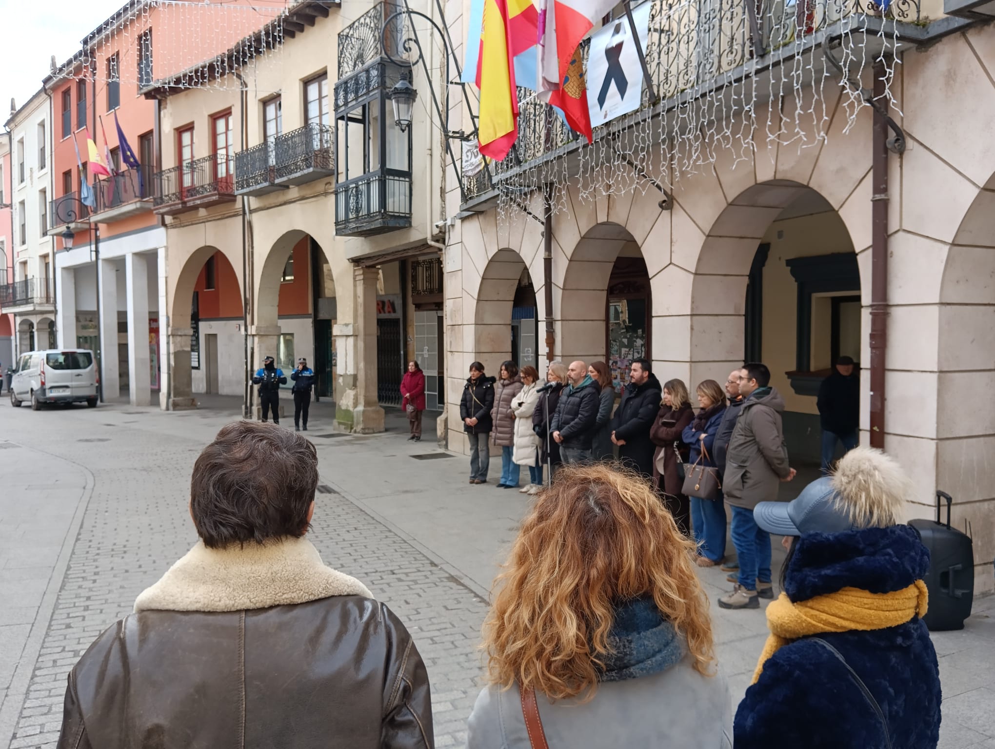 Acto simbólico por las víctimas del accidente ferroviario