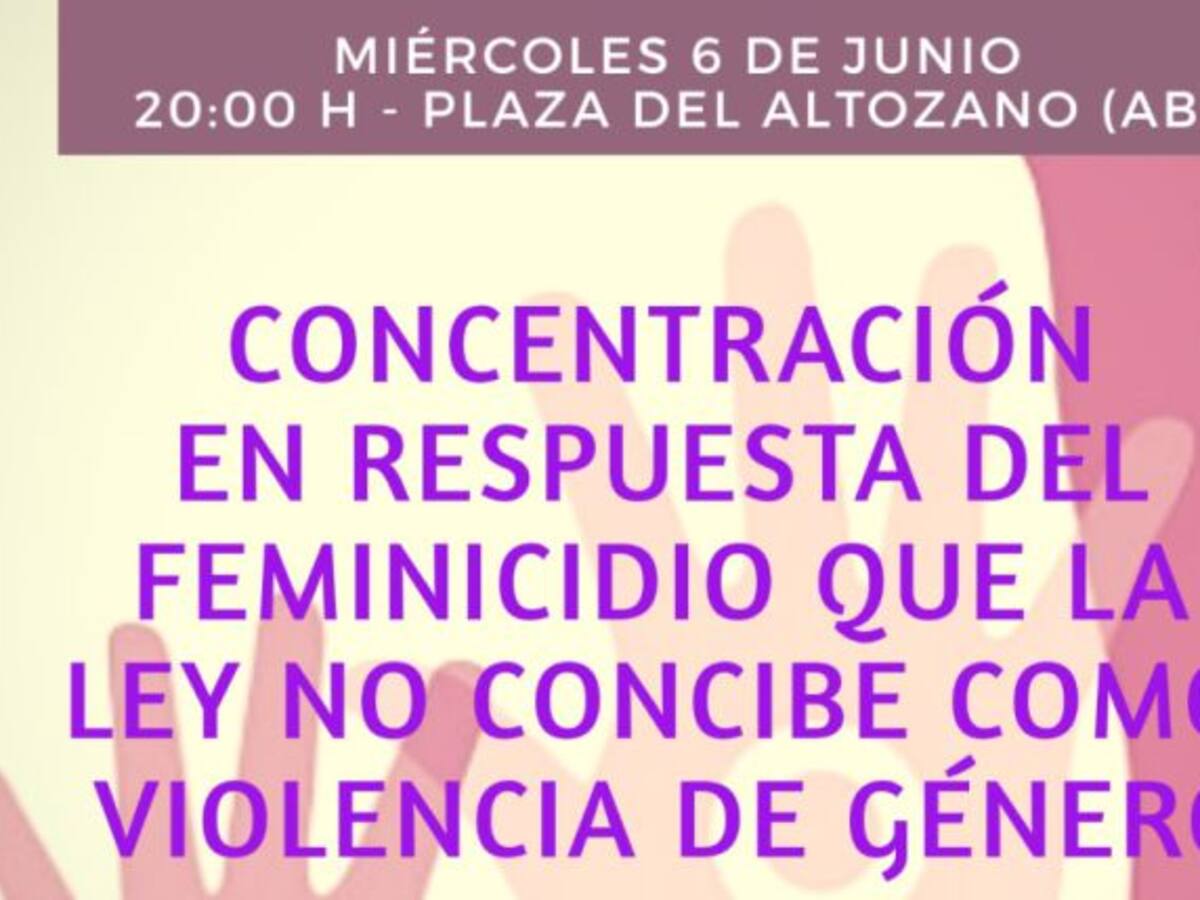 Convocan una concentración por la muerte violenta de una mujer en Albacete