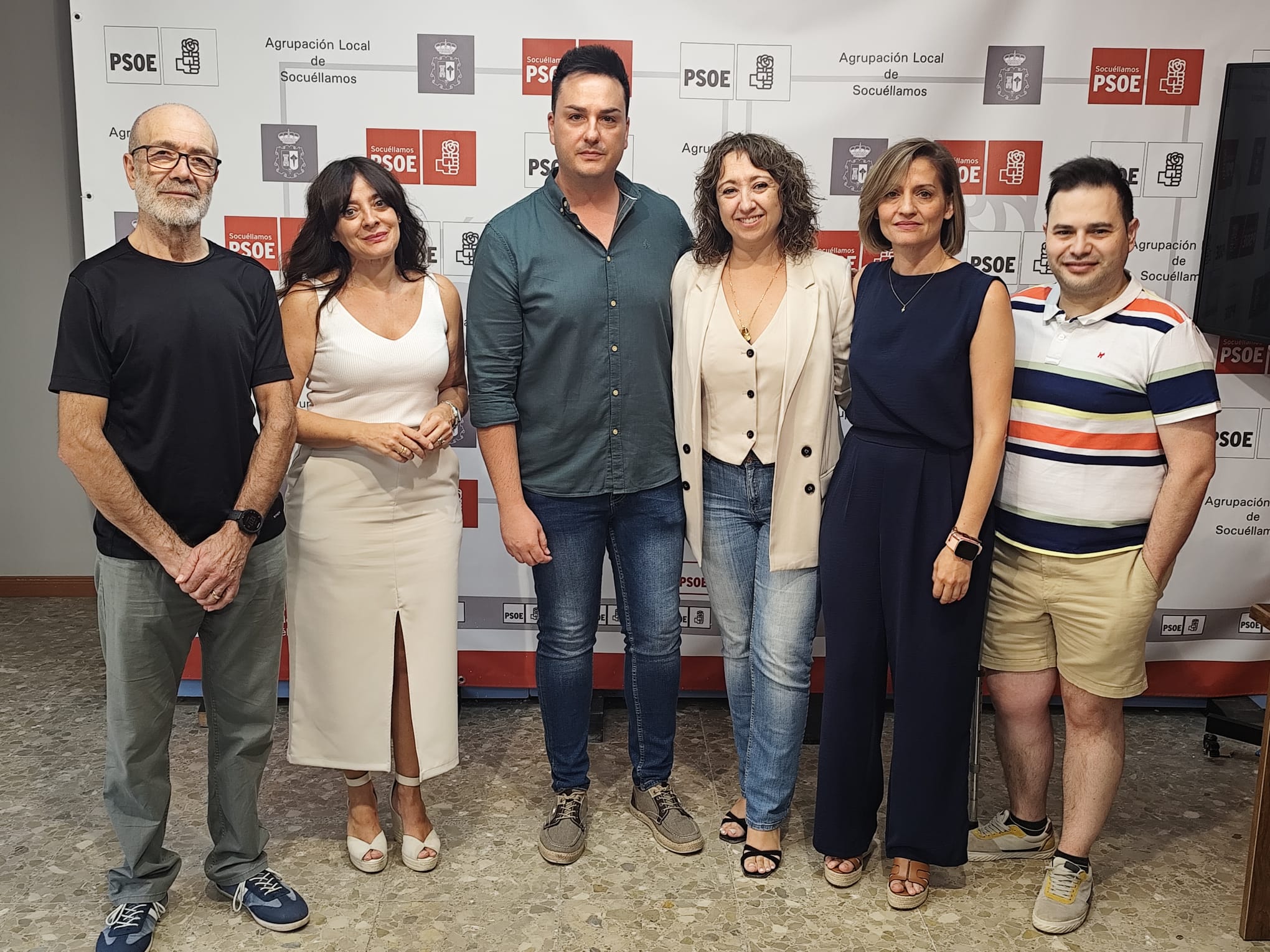 Parte del equipo del PSOE de Socuéllamos