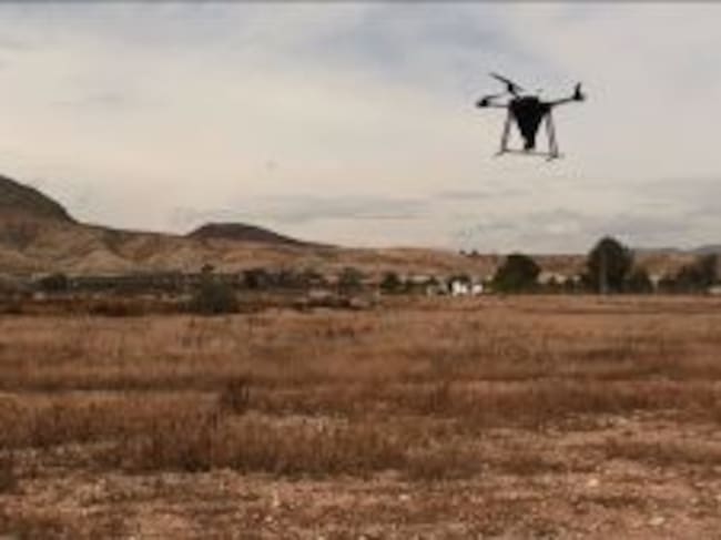 Dron de la empresa Lokímica