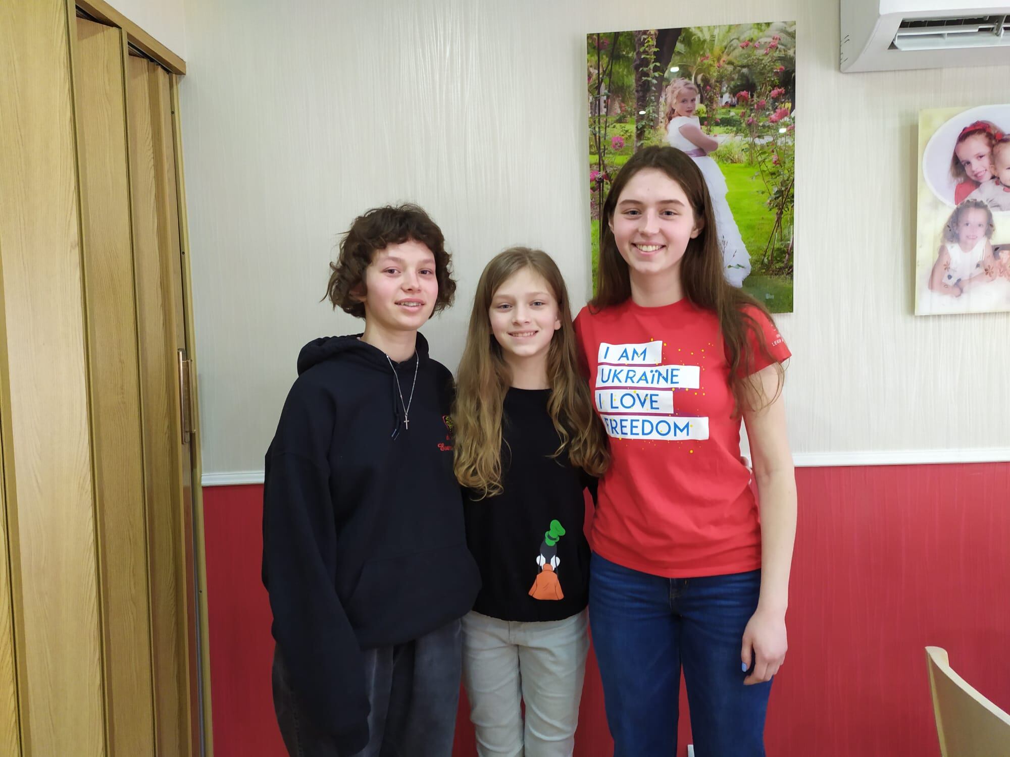 Las tres hermanas ucranianas acogidas en Puertollano