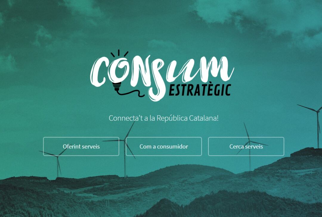 Imatge del web de la campanya