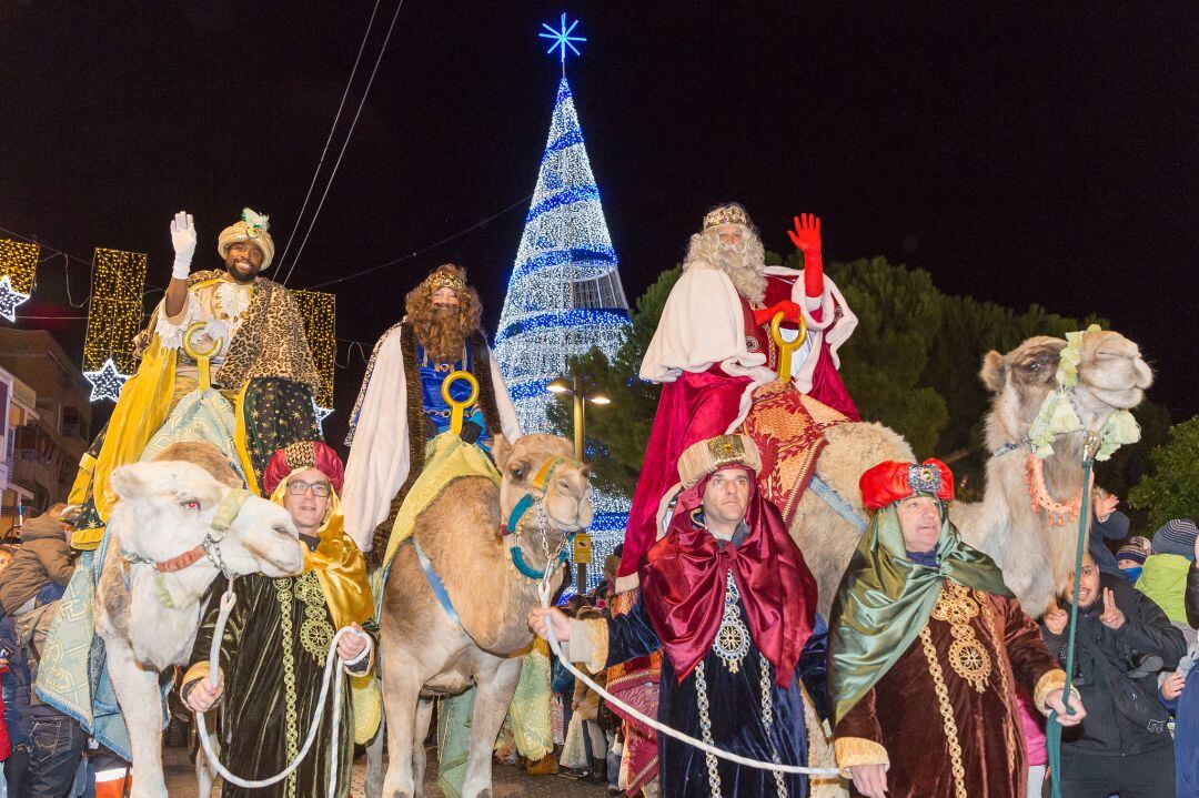 Imagen de archivo de una Cabalgata de Reyes Magos en Getafe