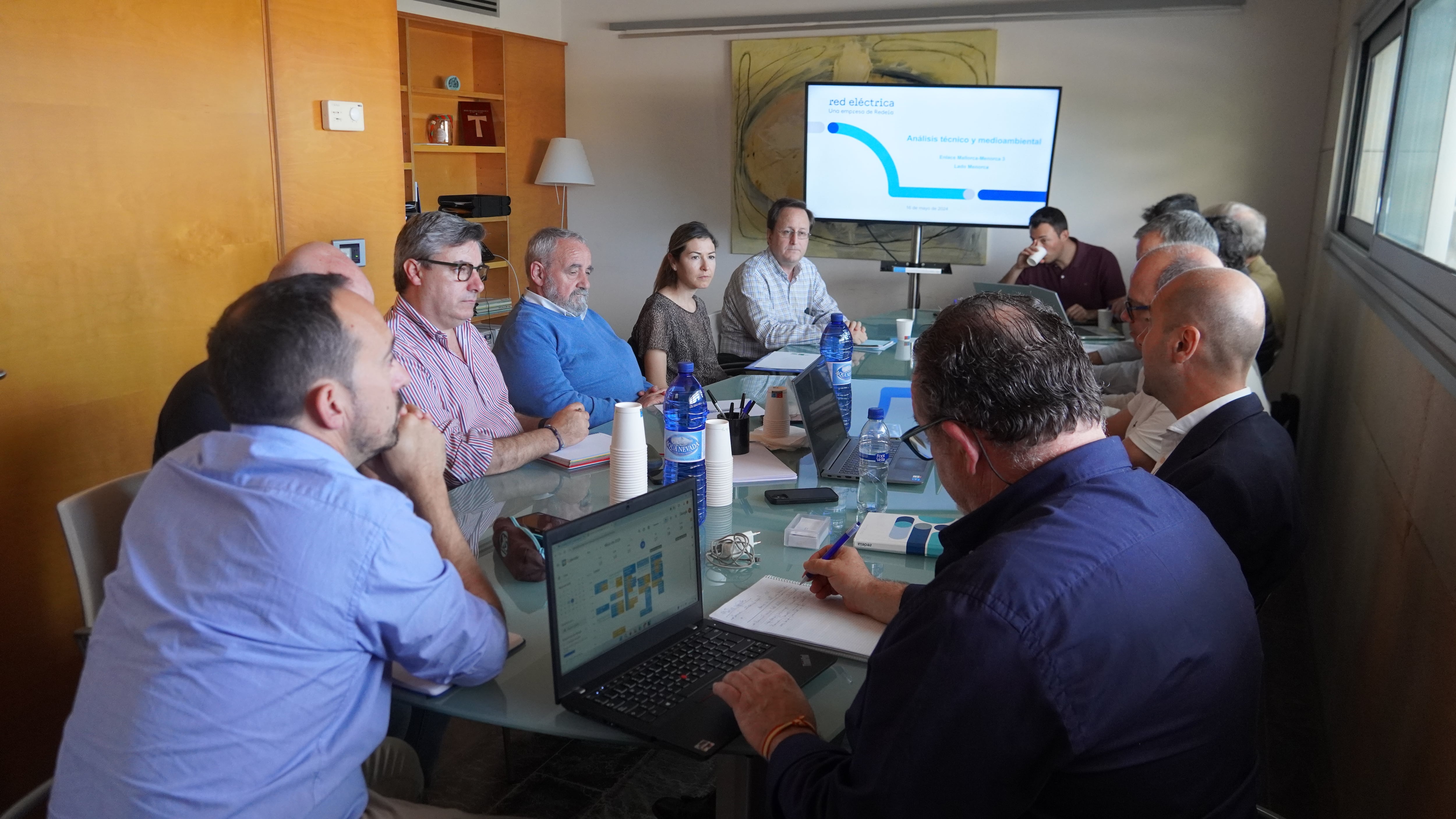 Reunió de treball entre el Consell i Red Eléctrica