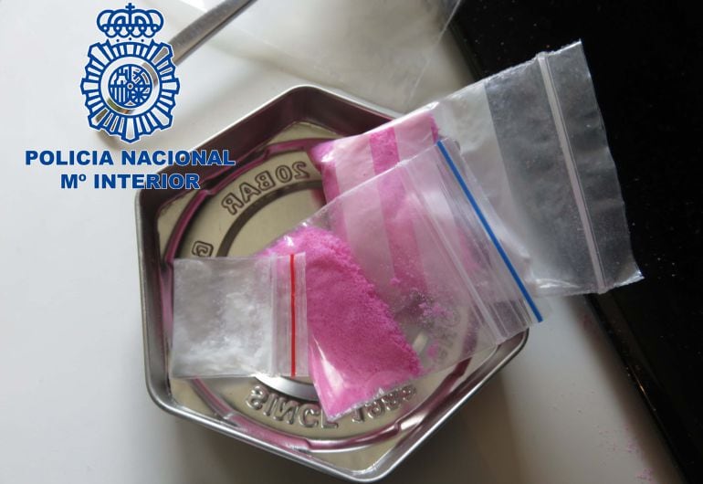 La droga incautada por la policía en los dos laboratorios clandestinos